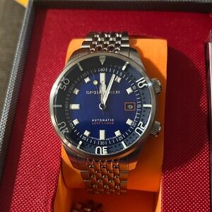 Spinnaker Blue Automatic Watch